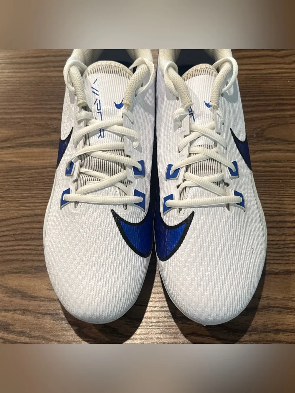 Size 12 Nike Vapor Edge Speed 360 2 Football Cleats White Hyper Royal FQ4045-105